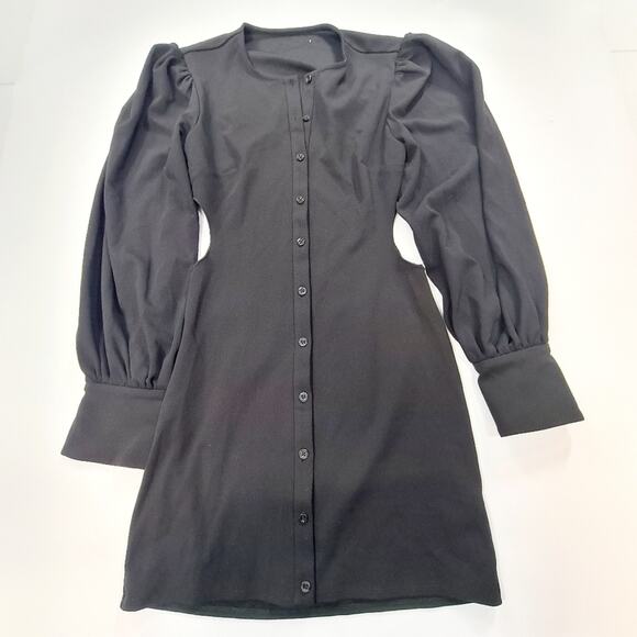 Lovers and Friends Open Back Mini Dress in Black - Picture 2 of 12